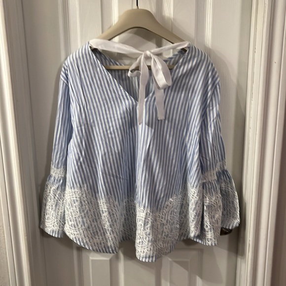 ZARA WOMAN BLOUSE SIZE LARGE - Picture 4 of 5